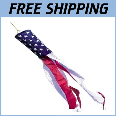 Calcetines de viento American Flag 5x36 pulgadas - nailon para todo tipo de clima Foto 1 de 2