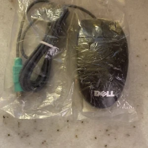 Vintage DELL Logitech PS/2 Wired Mechanical Ball Wheel Mouse M-S69 New Sealed - Picture 1 of 2