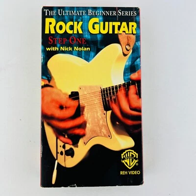Rock Guitar - Step 1 with Nick Nolan The Ultimate Beginner Series VHS Video Tape - Image 1 of 3