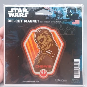 Chewbacca Star Wars Magnet 3x3 Outdoor Rated Vinyl Auto Chewie Made in USA - Picture 1 of 3