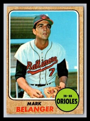 1968 Topps #118 Mark Belanger VG or Better - Image 1 of 2