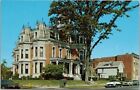 Davenport, Iowa Postcard "The Charles A. Ficke Home" Street View c1960s Chrome