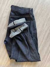 Imogene + Willie Henry Rigid Selvedge Jeans Blue Men's Size 36x30 Made In USA