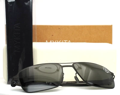 Gafas de sol MYKITA Chester 002 negras para hombre aviador borde completo 56-18-140 B:42 Foto 1 de 4