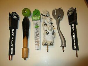 New Listinglot of 6 beer tap handle lot