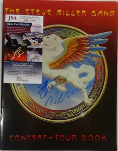 SIGNIERT STEVE MILLER HANDSIGNIERT 1977 TOURBUCH PROGRAMM ZERTIFIZIERT JSA # GG17584 - Bild 1 von 9
