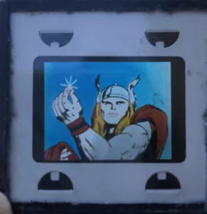 Marvel Thor Cartoon Terror of the Tomb series cell 1966-slide-VTG-animation-rare - Picture 1 of 12