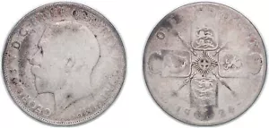 Great Britain 1924 1 Florin Silver 500 F - Picture 1 of 1