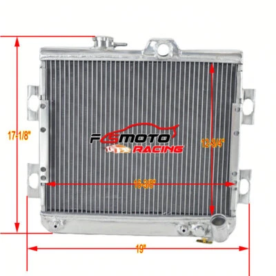 Aluminum Radiator For 1985-1992 Plymouth Colt/Dodge Colt/Eagle Vista/Summit 1.5L - Image 1 of 4