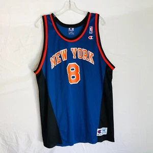 Champion NBA New York Knicks Latrell Sprewell #8 Basketball Trikot Gr. 48 / XL - Bild 1 von 7