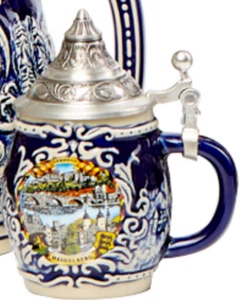 Germany Munchen Mini beer Shield Stein, 3 Assorted Cities - Picture 1 of 1