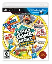 Hasbro Family Game Night 4: The Game Show (Sony PlayStation 3, 2011) Mint