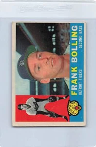 1960 Topps #482 Frank Bollling Tigers VG/EX *11636 - Picture 1 of 2