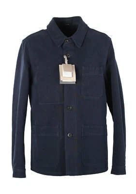 TOM FORD Blue Cotton Overshirt Coat Size 48 IT / 38R U.S.  New With Tags - Image 1 of 4