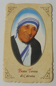 Santino Heilige Karte Gebet an die selige Teresa von Kalkutta - Bild 1 von 1