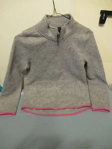 P39 Girls Size large 12-14 Full Zip gray jacket Nautica - Picture 1 of 5