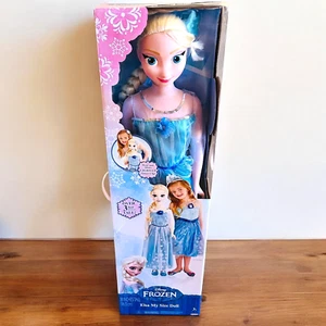 NEU Disney Frozen Meine Größe Elsa 38" Lebensgroße Puppe über 3 Fuß Neu im Karton 2014 - Bild 1 von 15