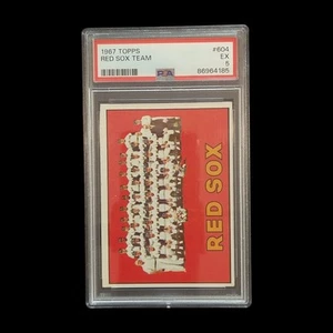 1976 Topps Red Sox Team #604 PSA 5 - Picture 1 of 2
