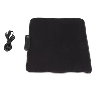RGB Mouse Pad 300x250x4mm/11.8x9.8x0.2in 12 Lighting Effects USB Wired LED Ga DB - Afbeelding 1 van 12