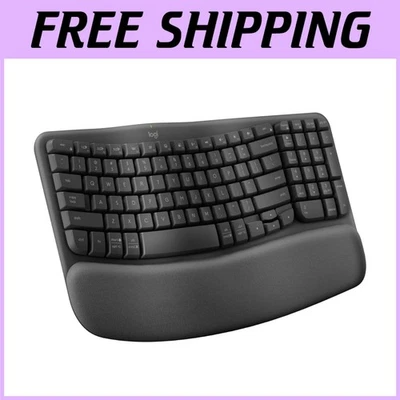 Wave Keys Wireless Ergonomic Keyboard with Cushion - Image 1 of 4