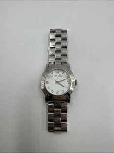 Marc By Marc Jacobs Amy Watch Women Silver Tone Stainless Steel - Picture 1 of 10