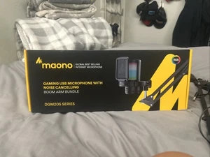 Maono Black Gaming USB Microphone With Noise Cancelling DGM20 Series - Zdjęcie 1 z 4