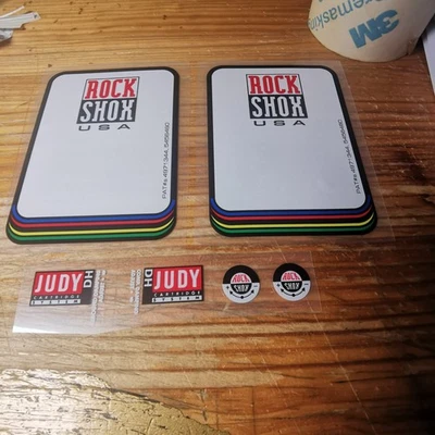 Juego de calcomanías de horquilla Rock Shox JUDY DH 1997 pegatinas adhesivas ステッ� Foto 1 de 4