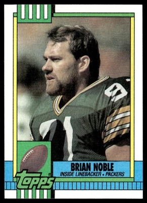 1990 Topps Brian Noble Green Bay Packers #151 - Image 1 of 2