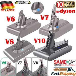 Batería 9000mAh para aspiradora Dyson V8 Absolute Pro Animal Fluffy V6 V7 SV10 nueva - Imagen 1 de 16