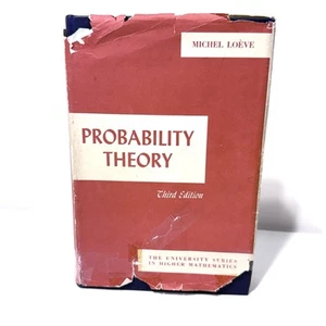 Probability Theory Michel Loeve 1963 3rd edition University Series Mathematics - Picture 1 of 8