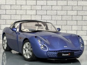 1:18 *BOXED* JADI TVR TUSCAN S BLUE RHD MODEL CAR *RARE*! - Picture 1 of 11