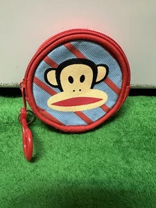 Paul Frank Julius The Monkey Round Zipper Coin Purse Diameter 3.75” Brand New - Picture 1 of 2
