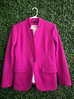 Blazer feminino Gibson fúcsia tamanho P - Imagem 1 de 4