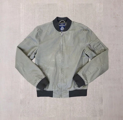 Jaqueta bombardeiro American Rag cáqui verde lona - Tamanho pequeno - Imagem 1 de 4