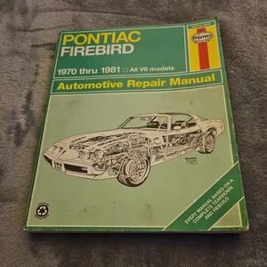 Pontiac Firebird Trans-Am 1970-1981 Tune-up Shop Service Repair Manual Book 1977 - Picture 1 of 4