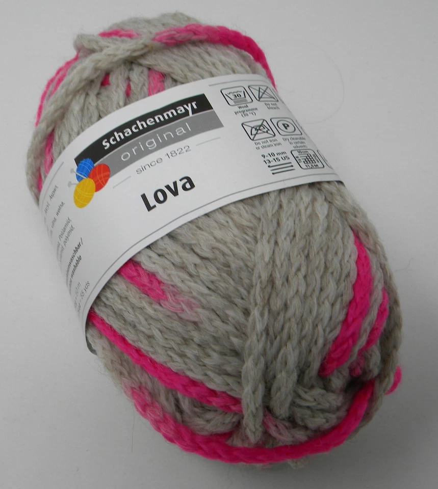 1 madeja Schachenmayr LOVA acrílico/hilo de lana #81 beige rosa Foto 1 de 1