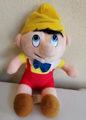 Vintage Walt Disney's Animated Film Classic Pinocchio Plush Stuffed Doll Toy 7" - Image 1 of 2