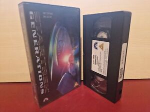 Star Trek Generations - The Movie - PAL VHS Video Tape (T125)