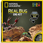 Real Bug Dig Kit - Dig Up 3 Real Insects Including Spider, Fortune Beetle And...