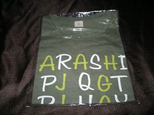 Neu T-Shirt ARASHI Idol BLAST in Miyagi kostenloser Versand JP Satoshi Ohno Masaki Aiba