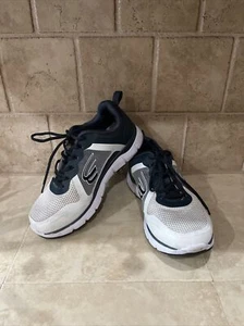 Spira Cloudwalker Men Size 7 6E Athletic Shoe sneaker White & Navy Blue SCLD121 - Picture 1 of 12