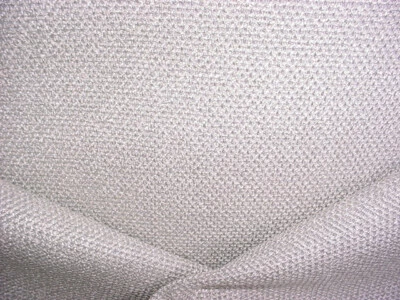 3-5/8 Holly Hunt 1142 Northern Lights Silver Platinum Textured Upholstery Fabric - Image 1 of 4