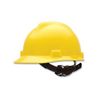 Msa V-Gard® Slotted Hard Hat Cap, 1-Touch® Suspension, Yellow - 20 per CA