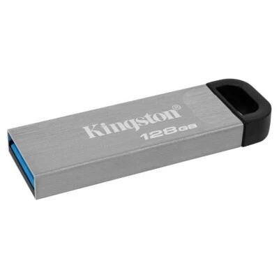 Chiavetta USB Kingston 128 GB Kyson DataTraveler argento - Immagine 1 di 2