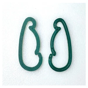 Premium Christmas Ornament Hangers Hooks, Forest Green Indoor/Outdoor Plastic 60 - Picture 1 of 4