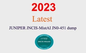 Juniper JNCIS-MistAI JN0-451 Müllhalde GARANTIERT (1 Monat Update) - Bild 1 von 1