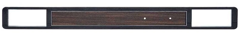 OER Black With Woodgrain Dash Insert For 1973-1980 Chevy and GMC Trucks Foto 1 de 3