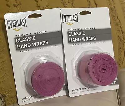 Everlast Women's Boxing Classic 108'' Hand Wraps PINK Set of 2 - Image 1 of 3