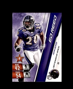 2010 Adrenalyn XL #28 Ed Reed Baltimore Ravens Miami Hurricanes - Picture 1 of 2