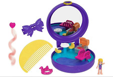 Mattel Polly Pocket Clip and Comb Pool Compact Set